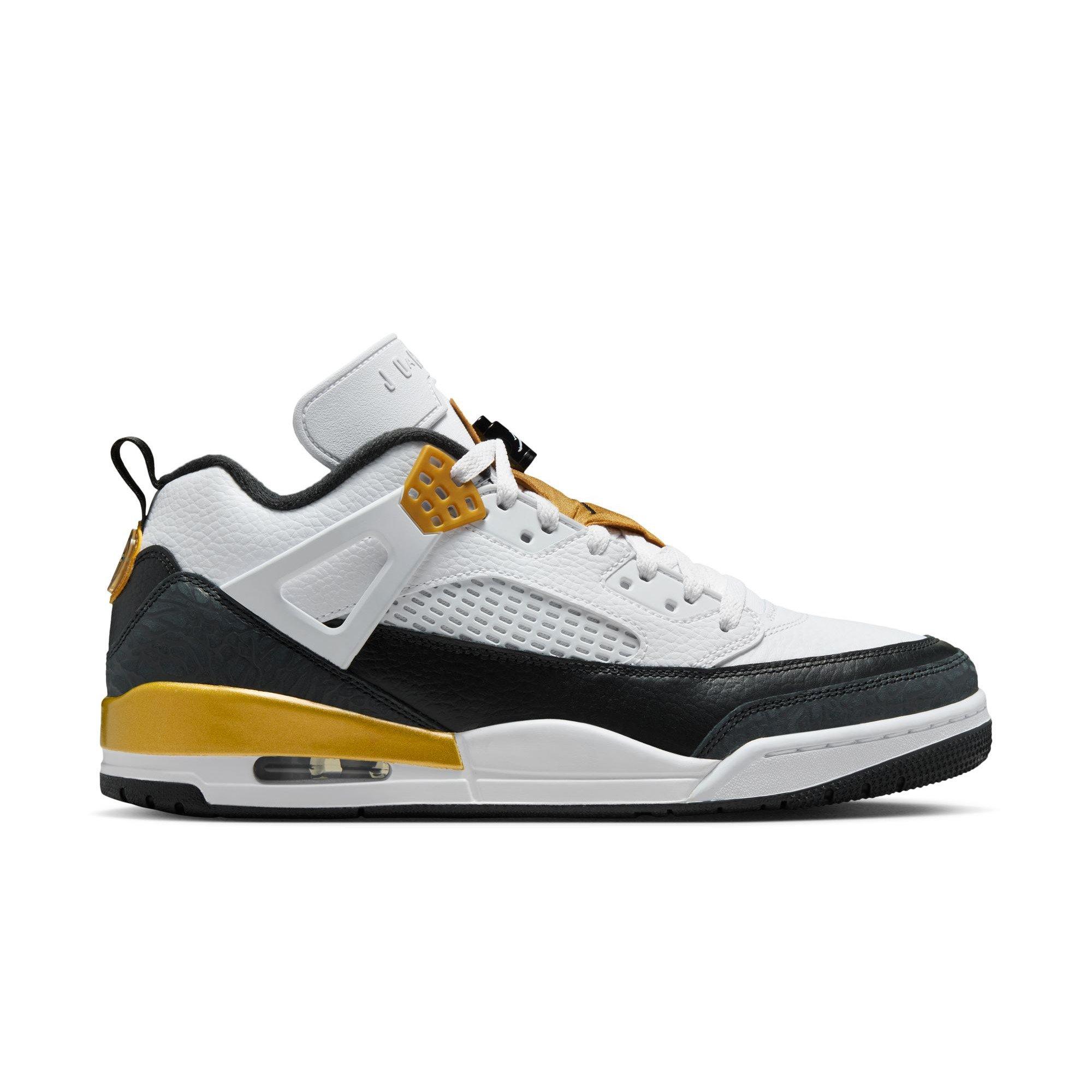 Jordan スパイクシューズ ホワイト/ブラック/ゴールド Jordan Spizike Low 